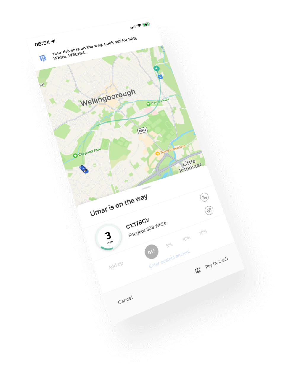 Track your taxi